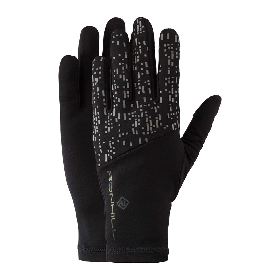 Front view of unisex ronhill nightrunner glove (6956343689378)
