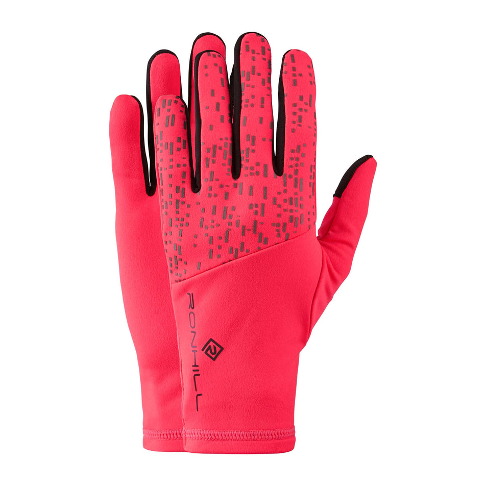 Front view of unisex ronhill nightrunner glove (6956378816674)