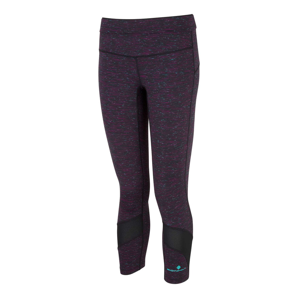 Front View of Women's Ronhill Life Spacedye Crop Tight (6906029277346)