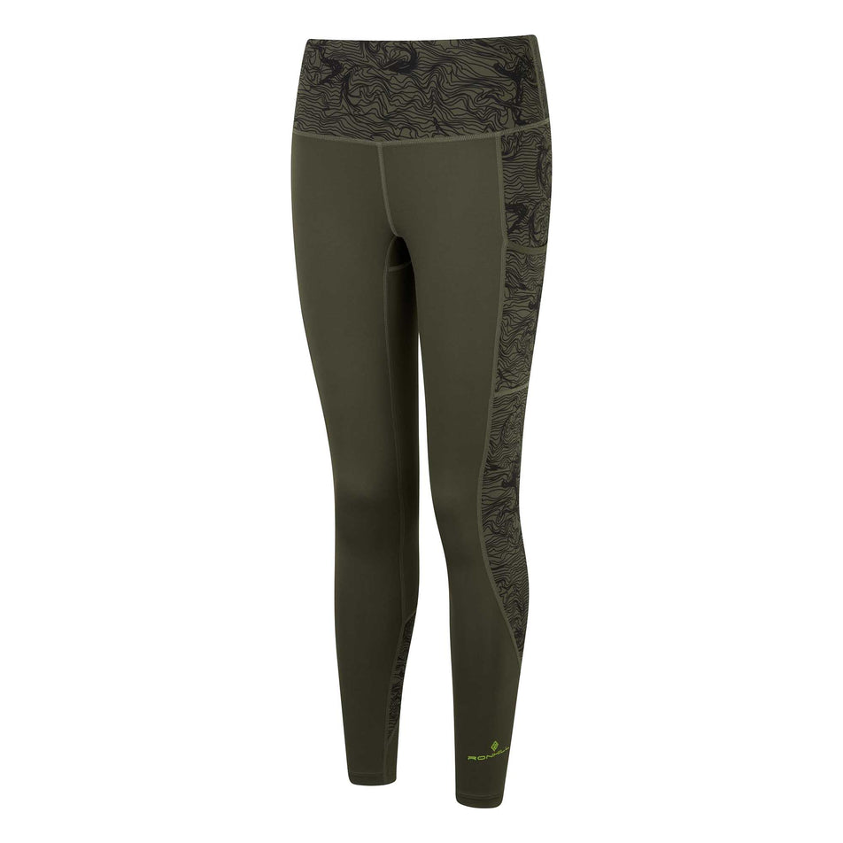 Women's, Ronhill Life Sculpt Tight - Khaki/Black