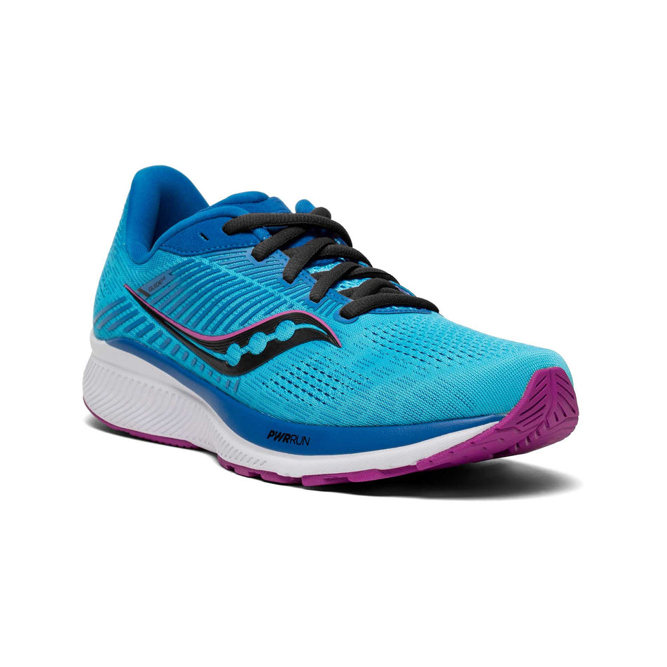Front angled view of women's Guide 14 running shoe. (6890849566882)