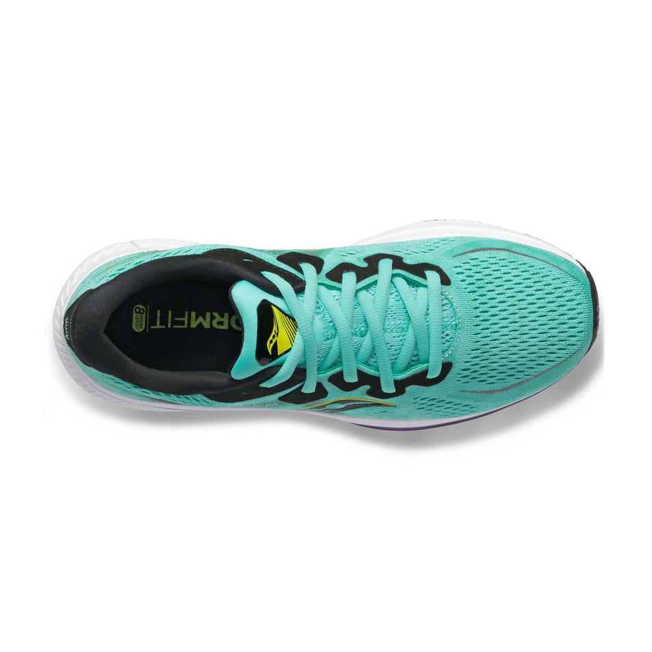 Upper view of women's saucony omni 20 running shoes (7239080640674)
