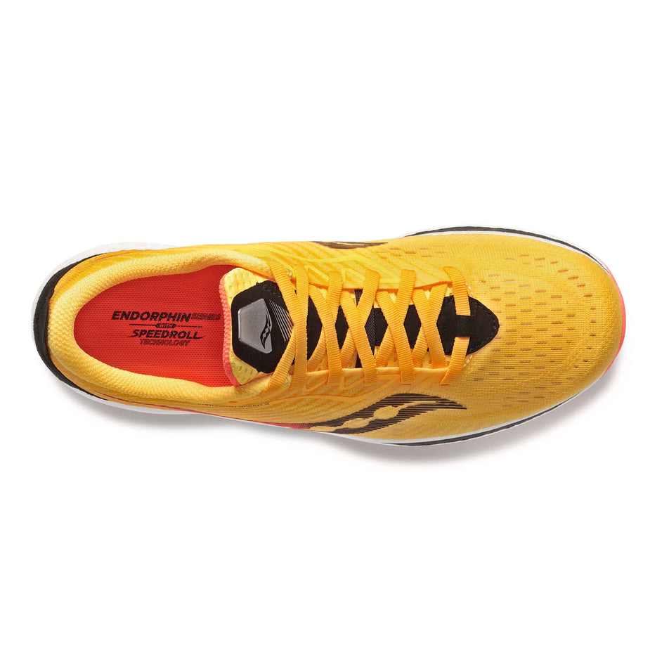 Upper view of women's saucony endorphin speed 2 running shoes (7271916044450)