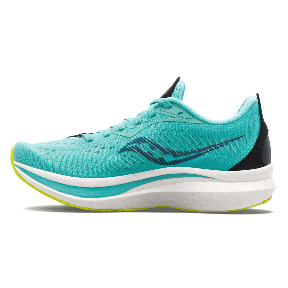 Medial view of women's saucony endorphin speed 2 running shoes (7271915225250)