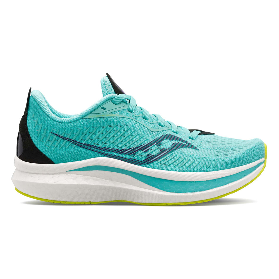 Lateral view of women's saucony endorphin speed 2 running shoes (7271915225250)