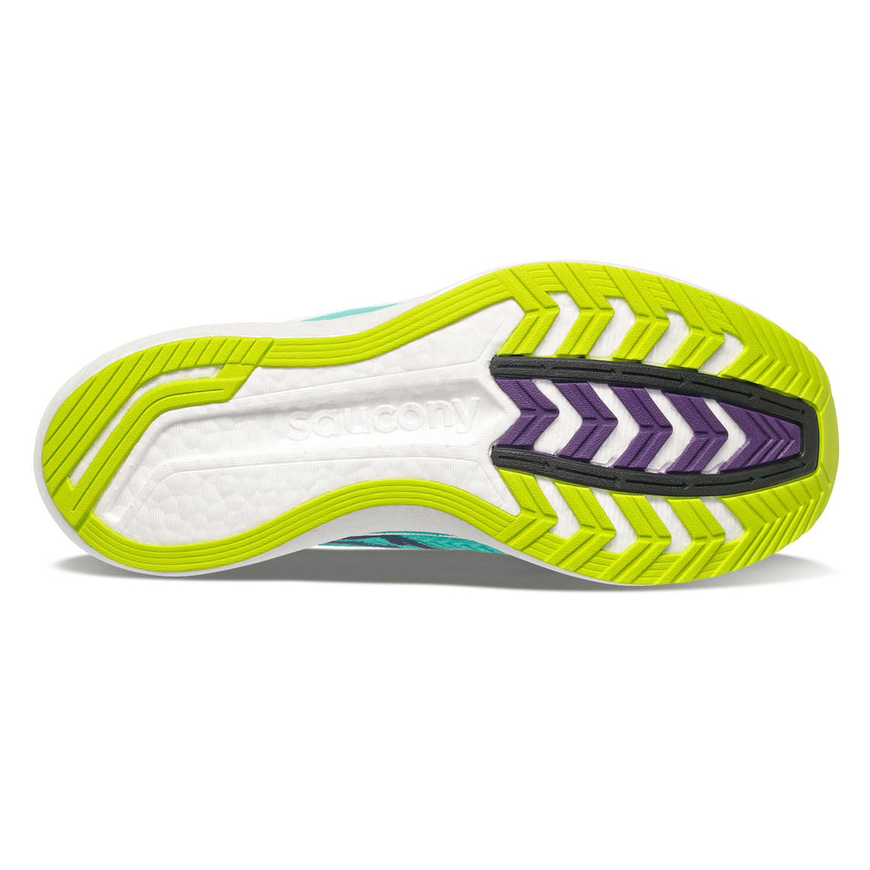 Outsole view of women's saucony endorphin speed 2 running shoes (7271915225250)