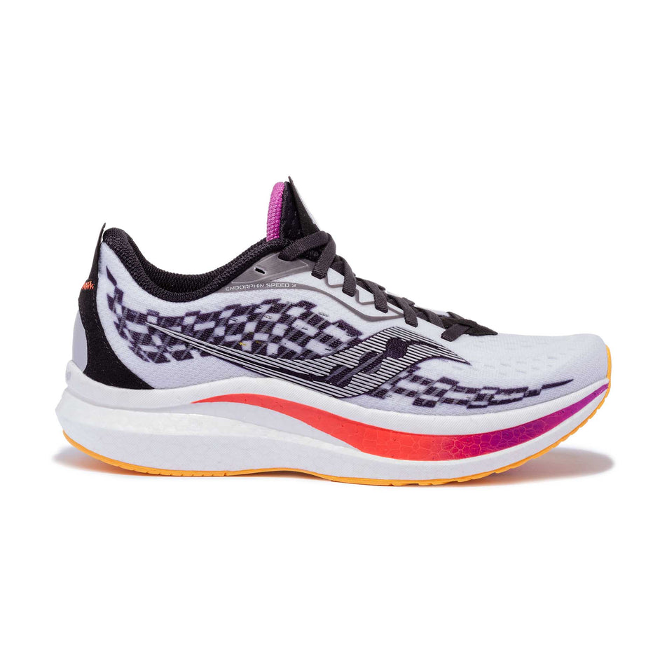 Lateral view of women's Endorphin Speed 2 running shoe (6890796253346)