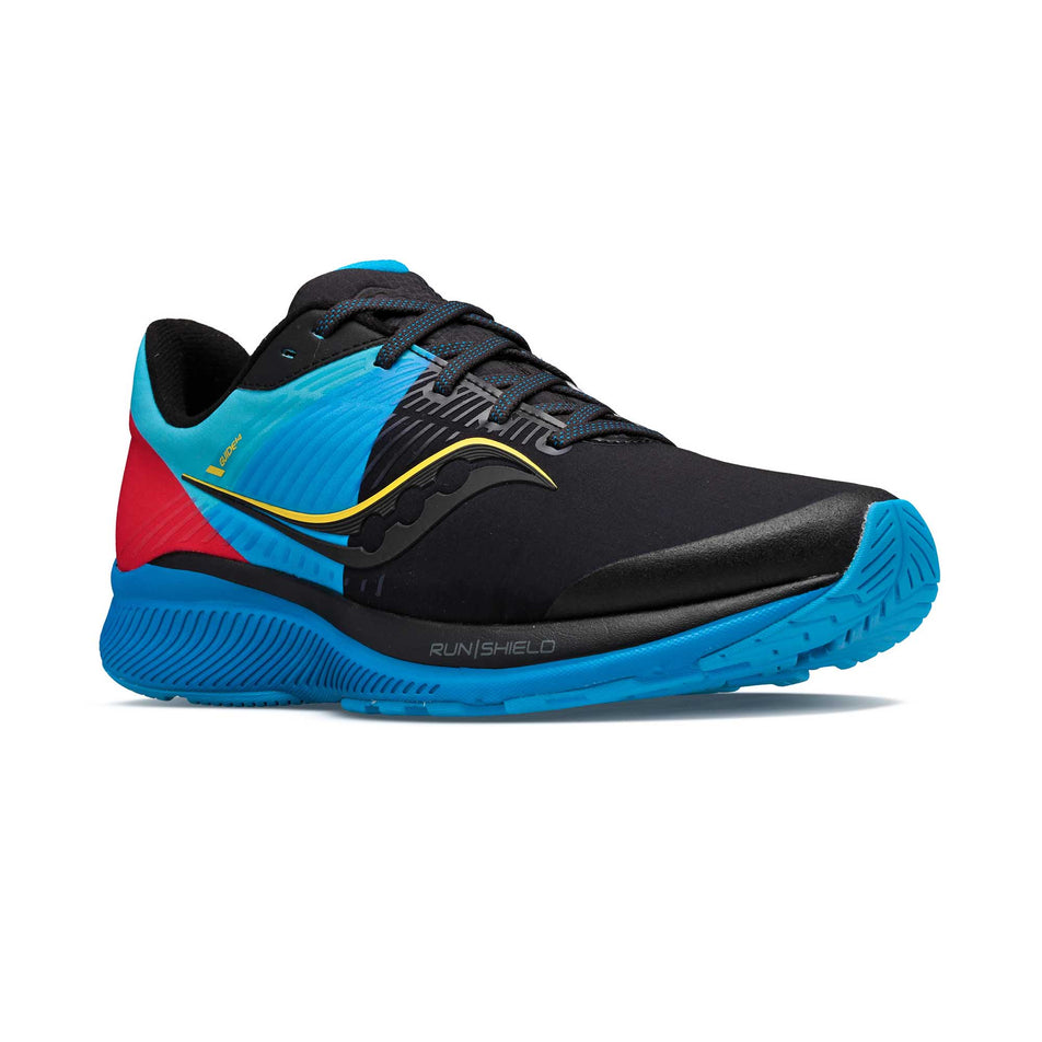 Front angled view of Saucony Guide 14 running shoe. (6890851434658)