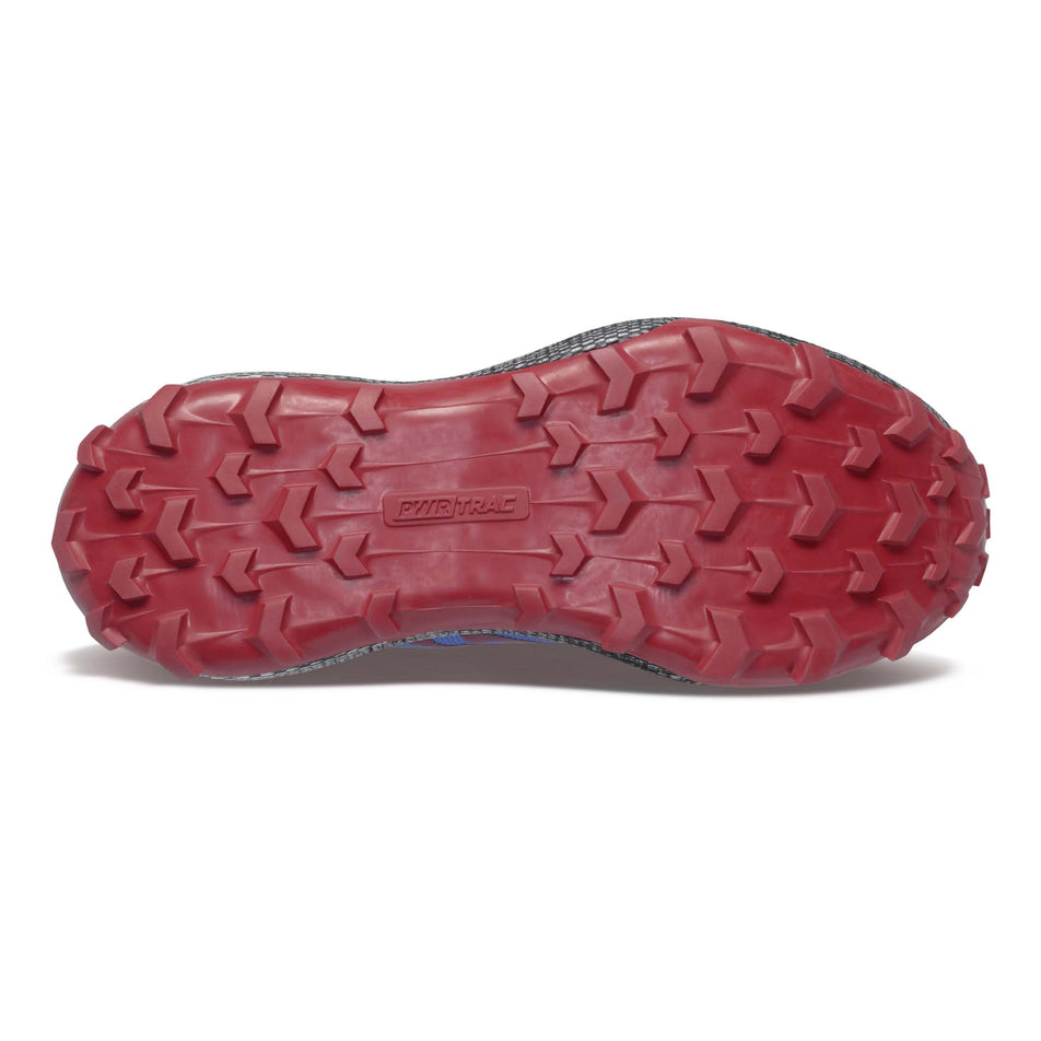Outsole view of men's saucony endorphin trail running shoes (7271873740962)