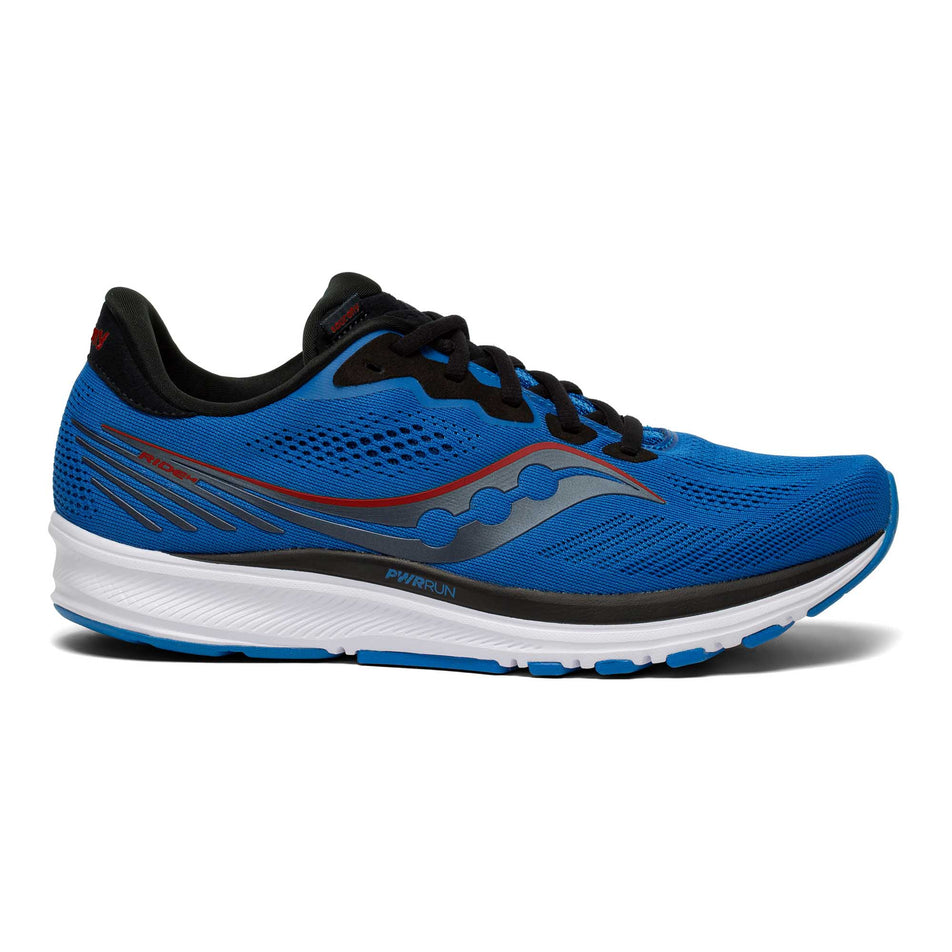 Lateral view of men's Saucony Ride 14 running shoe (6890622451874)