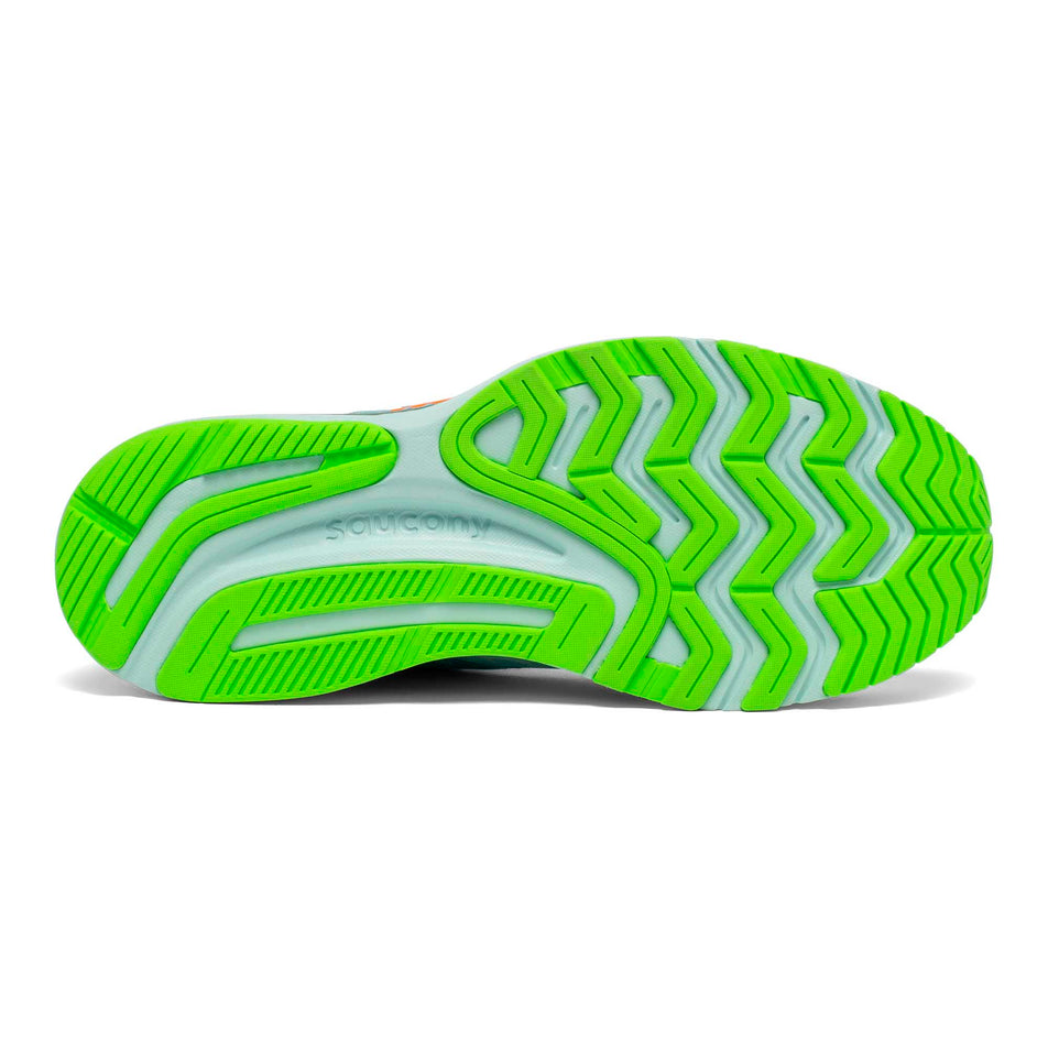 The sole of the right shoe from a pair of men's Saucony Guide 14 Running Shoes (7228262187170)