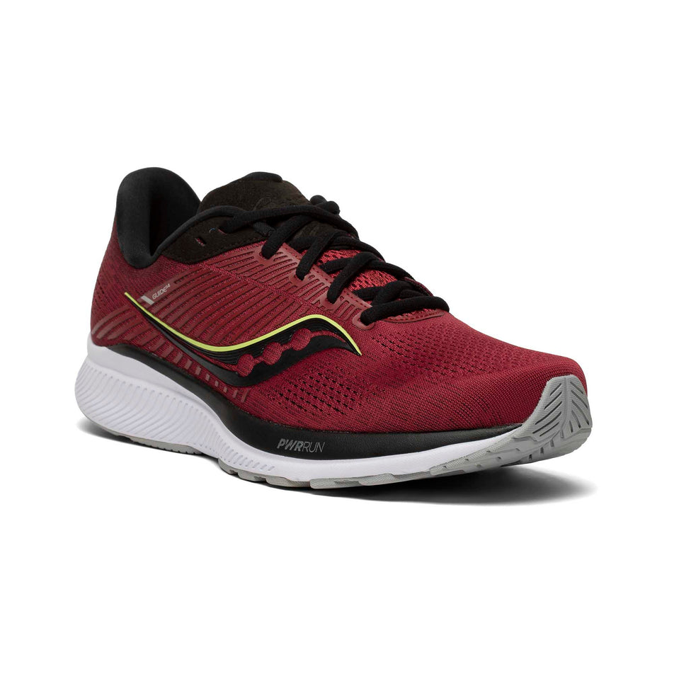 Front view of men's Saucony Guide 14 running shoes. (6890631921826)