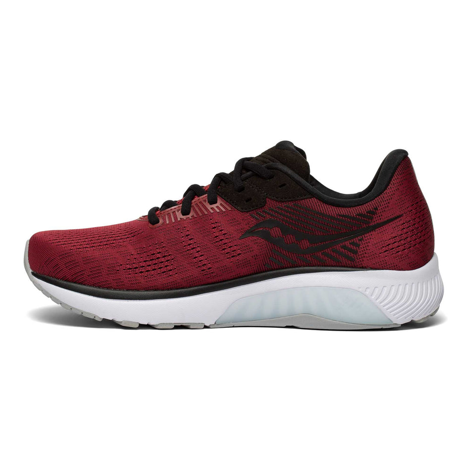 Medial view of men's Saucony Guide 14 running shoes. (6890631921826)