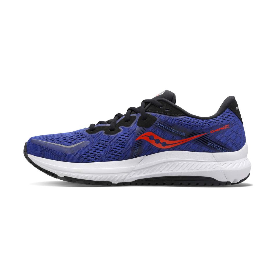 Medial view of men's saucony omni 20 running shoes (7239040303266)