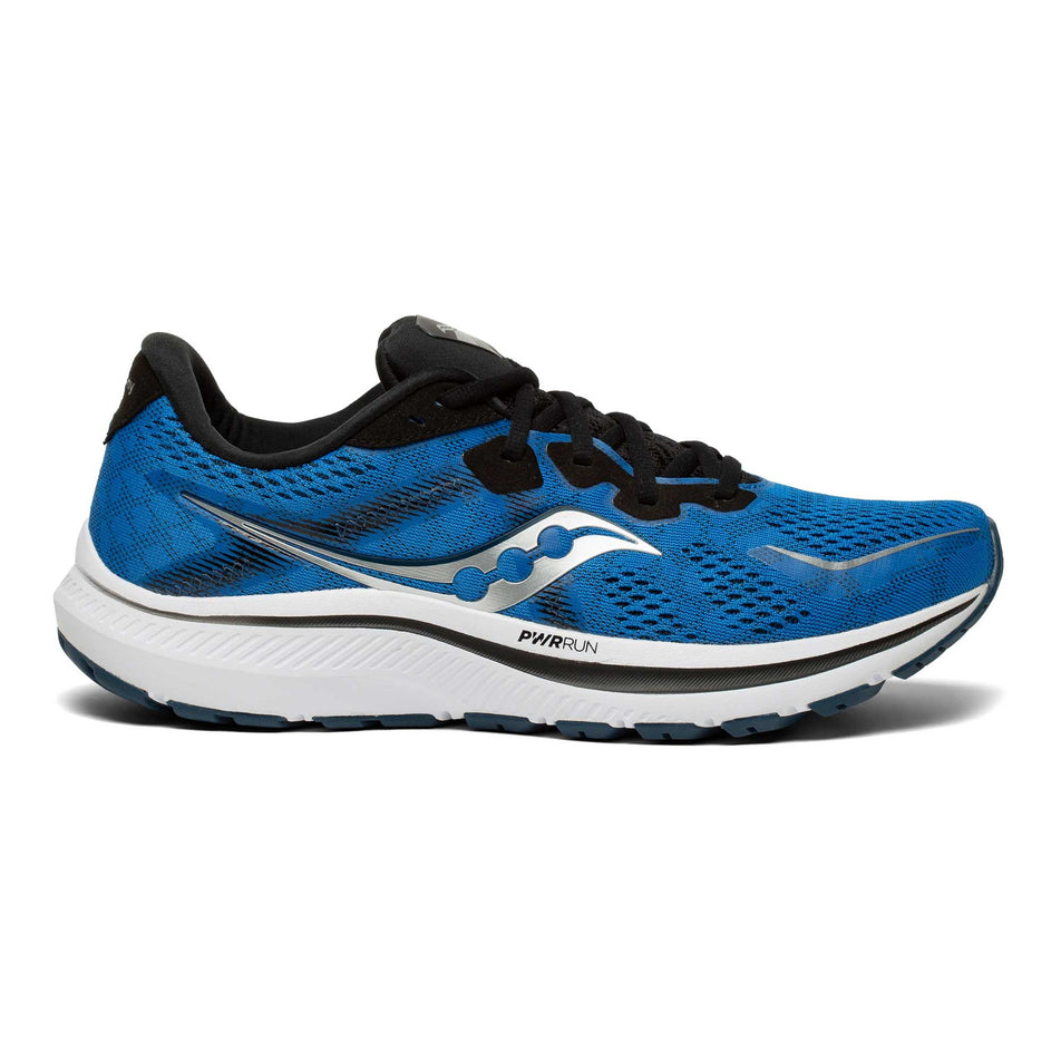 Lateral view of men's Saucony Omni 20 running shoe. (6890616389794)