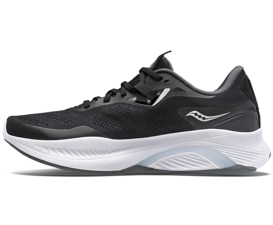 Medial side of the right shoe from a pair of men's Saucony Guide 15 Road Running Shoes (7643073249442)