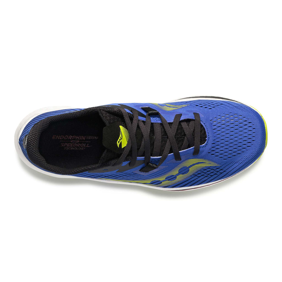 Upper view of men's saucony endorphin pro 2 running shoes (7271792148642)
