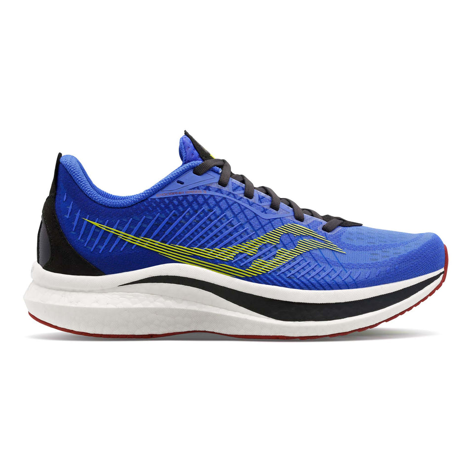 Lateral view of men's saucony endorphin speed 2 running shoes (7271797784738)