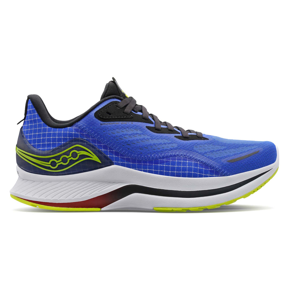 Lateral view of men's saucony endorphin shift 2 running shoes (7271804993698)