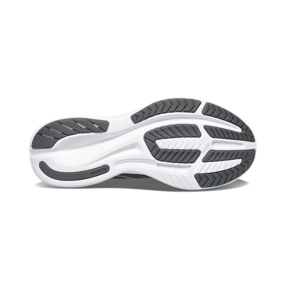 The outsole of the right shoe from a pair of men's Saucony Ride 15 Running Shoes (7759997042850)