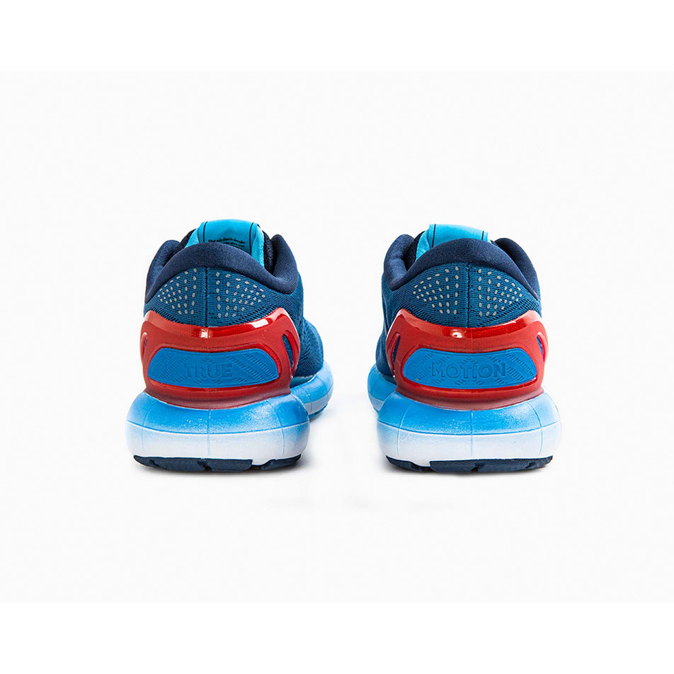 Posterior view of men's true motion u-tech aion running shoes (7373759938722)