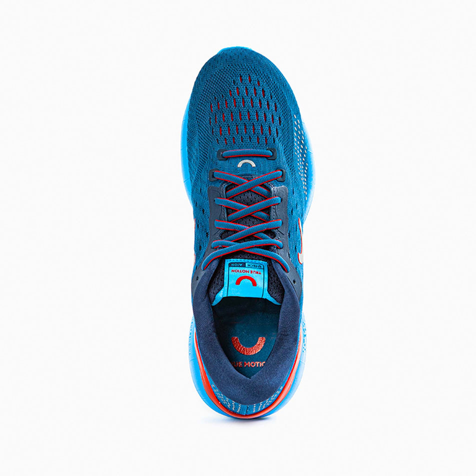 Upper view of men's true motion u-tech aion running shoes (7373759938722)
