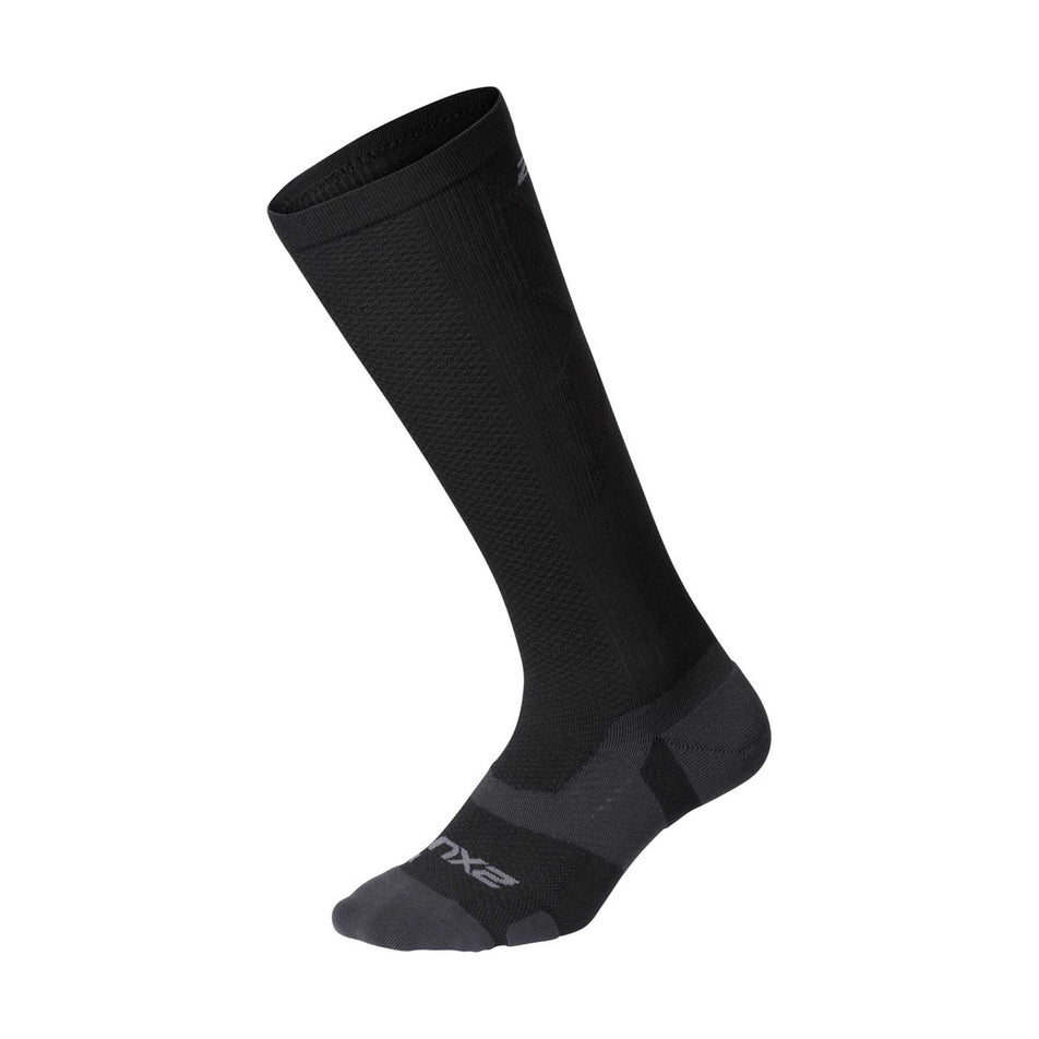 Lateral view of unisex 2XU VECTR LIGHT CUSHION full length sock (6961070014626)