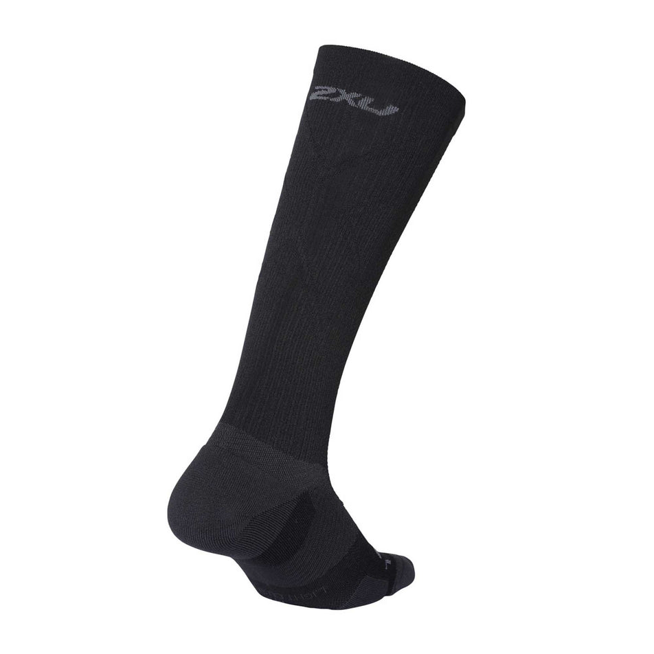 Medial view of unisex 2XU VECTR LIGHT CUSHION full length sock (6961070014626)