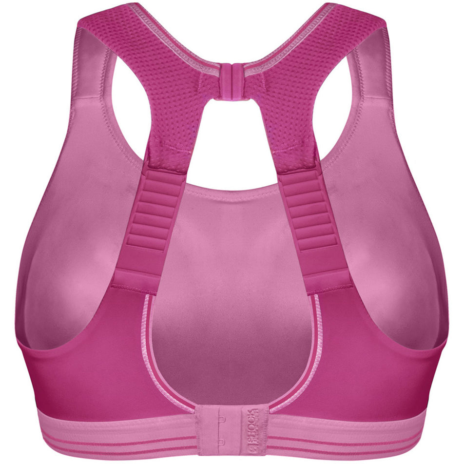 Behind view of women's shock absorber b5044 run sports bra (7064778703010)