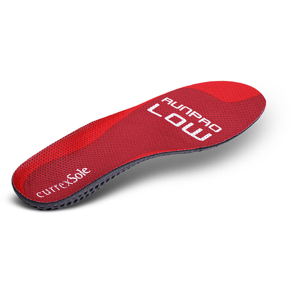Front view of currex run pro low profile insole (7073820442786)