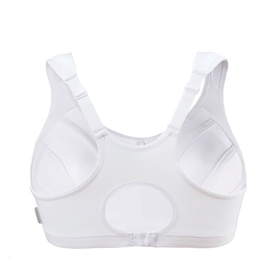 Behind view of women's shock absorber b4490 max sports bra (7064280105122)