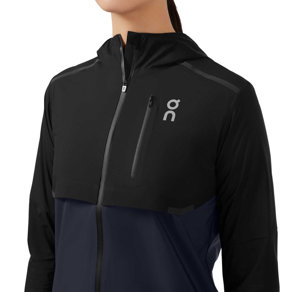 Front Zip Pocket View of Women's On Weather Jacket (6910381883554)