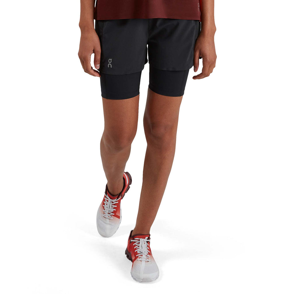 Front view of women's on active short (7295205474466)