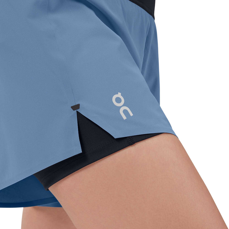 Logo view of women's on running shorts (6938176520354)