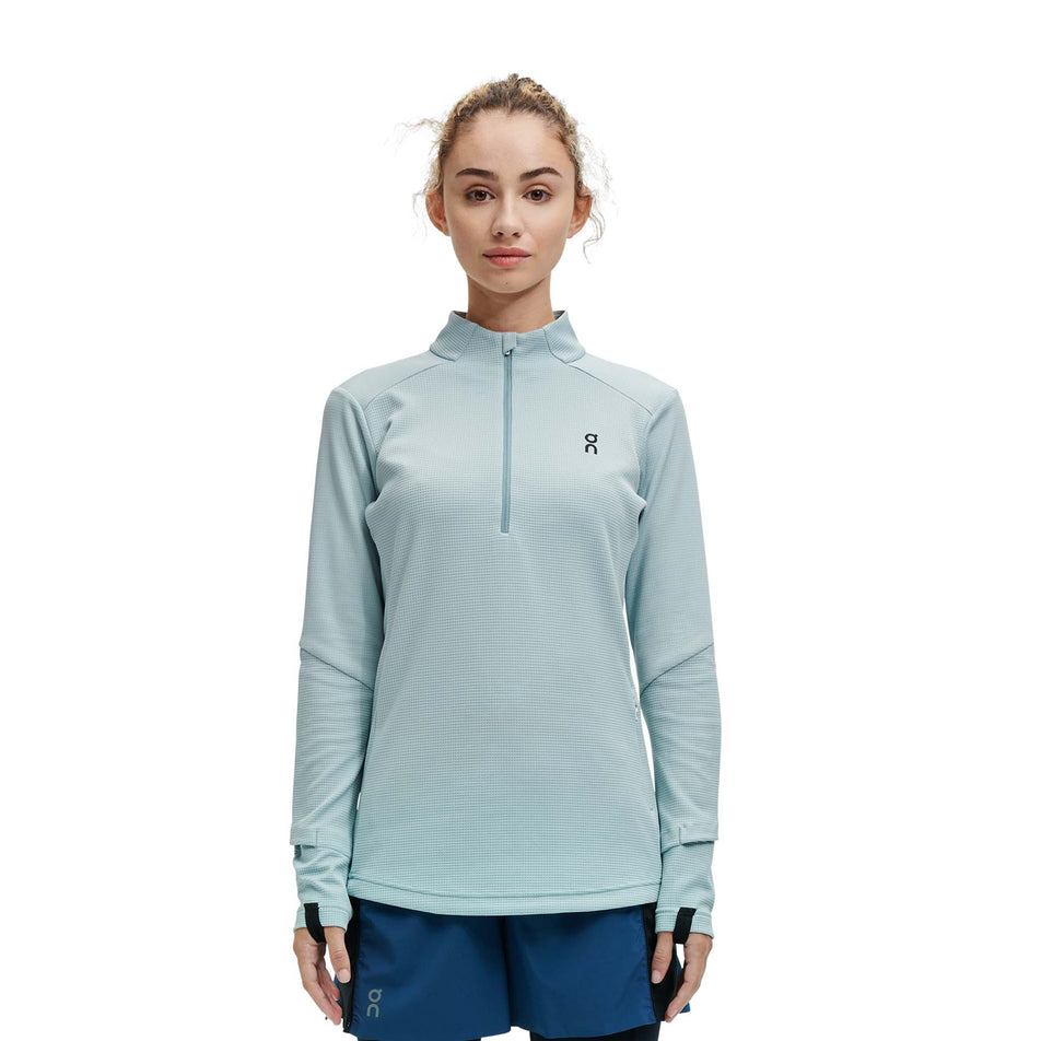 Front view of women's on climate shirt (7372713001122)