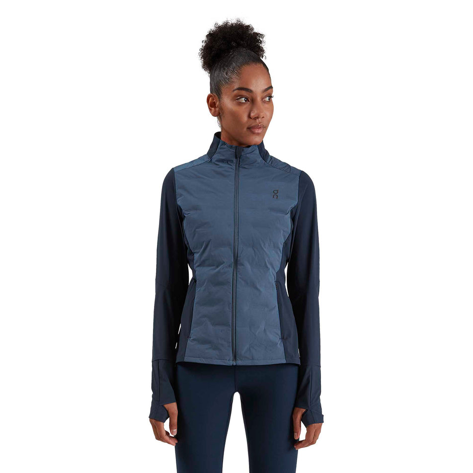 Front view of women's on climate jacket (6910435360930)