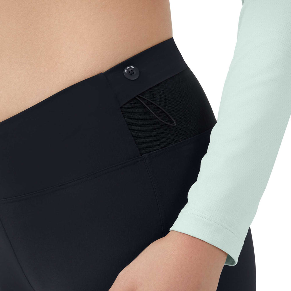 Side Button View of Women's On Tights Long 2.0 (6910413275298)