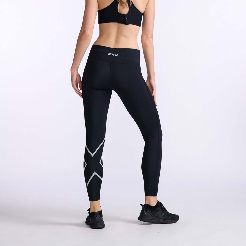 2XU Womens Flight Compression Tights - Black/Black