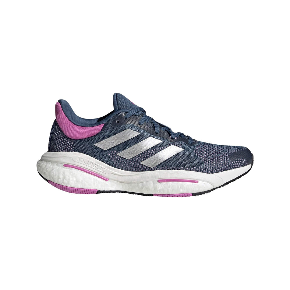 Lateral side of the right shoe from a pair of women's adidas Solar Glide 5 running shoes (7663367061666)