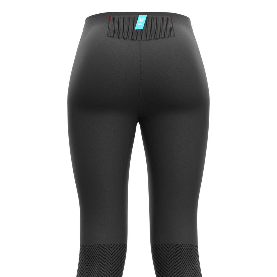 Behind view of women's compressport trail under control pirate 3/4 length tights (7051944493218)