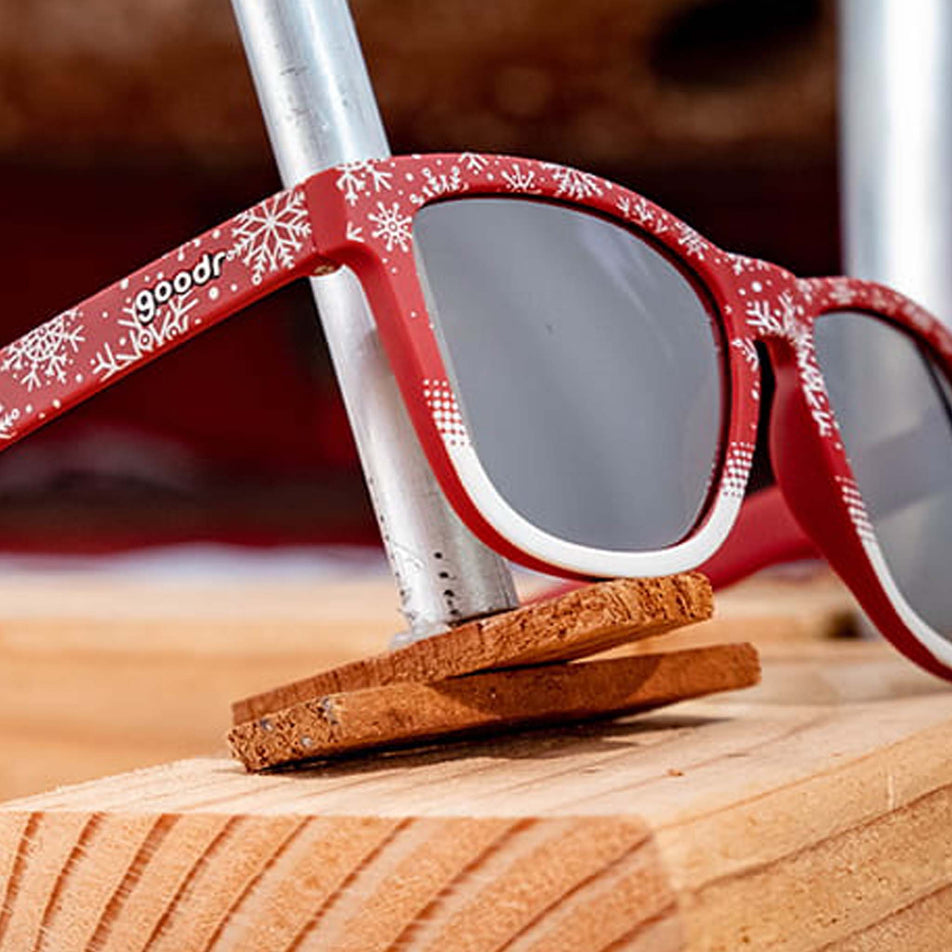 Outdoor view of unisex Goodr OGS Originals Running Sunglasses (7043507486882)