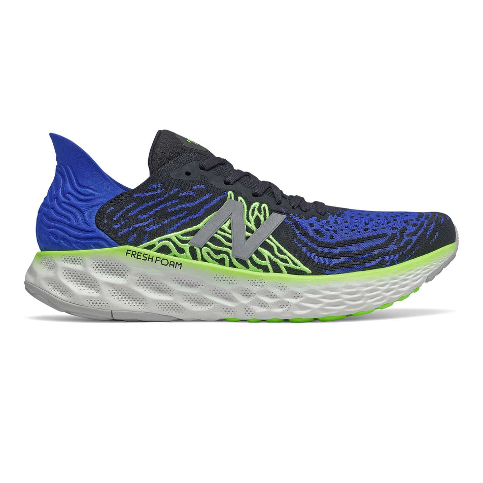 Lateral view of men's new balance fresh foam 1080v10 running shoes (7025175986338)