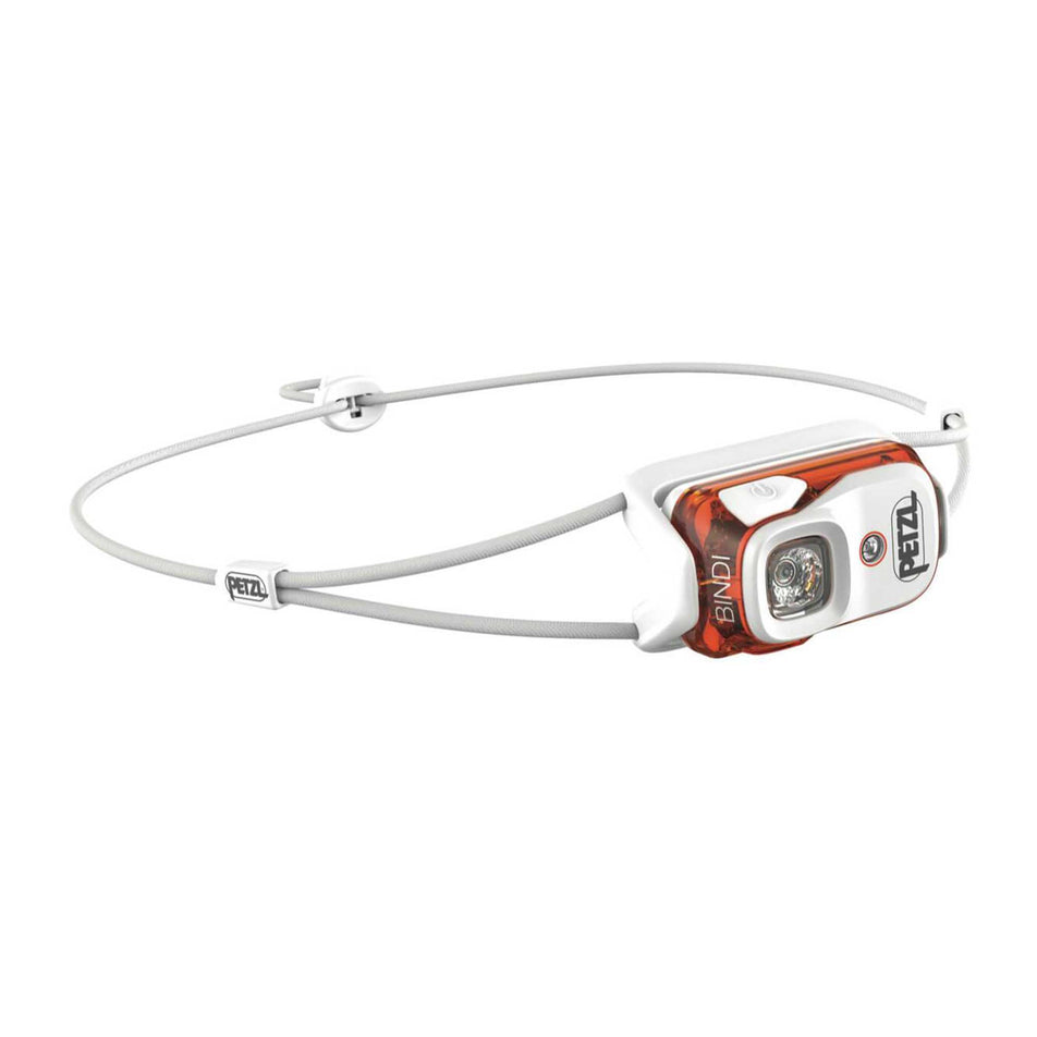 Front view of unisex petzl bindi 200 lumens head torch (7054529331362)