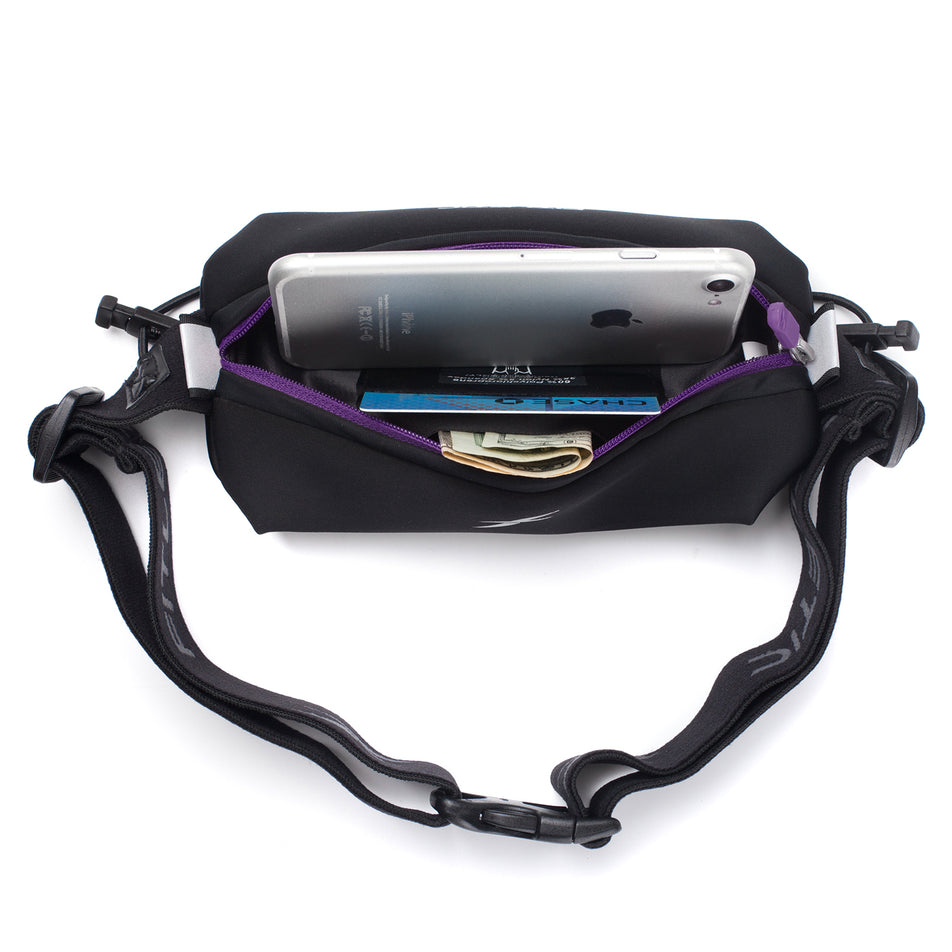 Unzipped view of unisex fitletic neo racing belt (7013124243618)