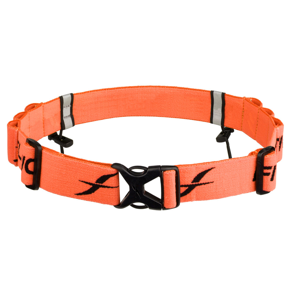 Behind view of unisex fitletic race II number running belt (7058746736802)
