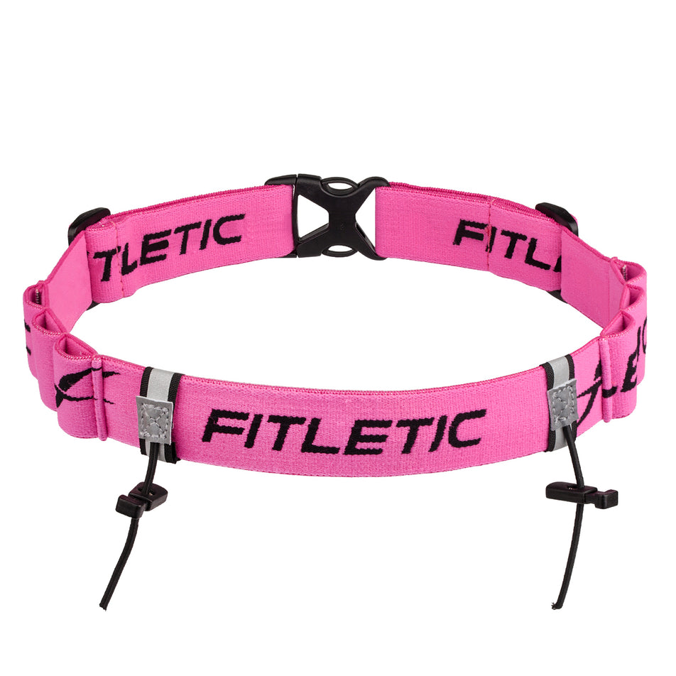 Front view of unisex fitletic race II number running belt (7058766725282)