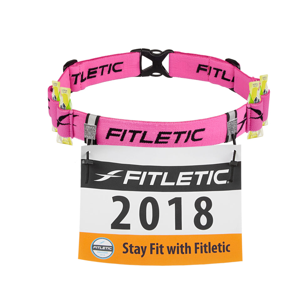 Race number view of unisex fitletic race II number running belt (7058766725282)