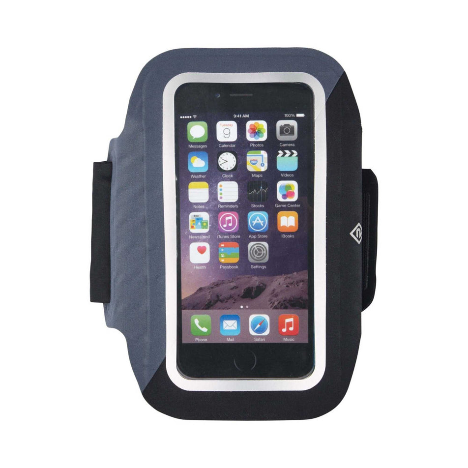 Front view of unisex ronhill phone armband (7016972484770)