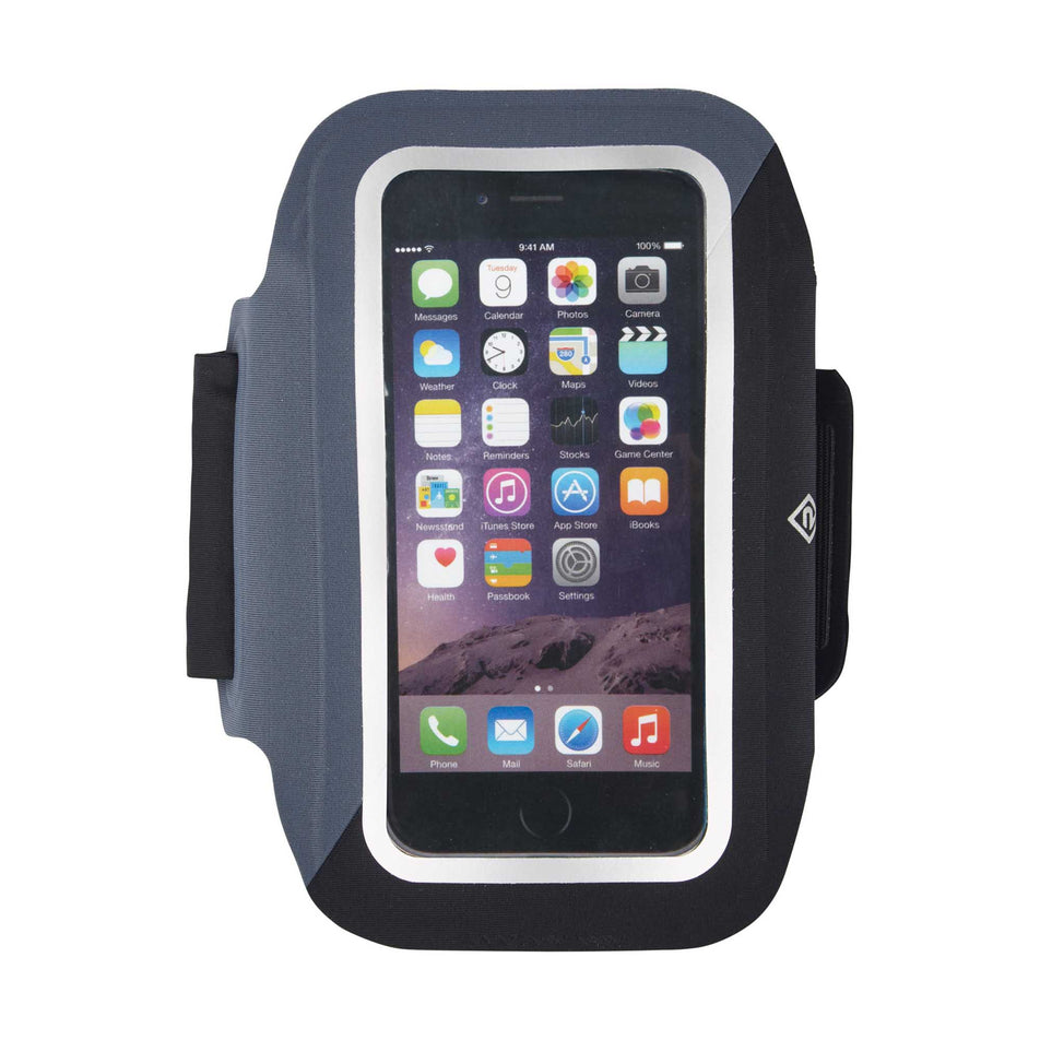 Front view of unisex ronhill large phone armband (7016678326434)