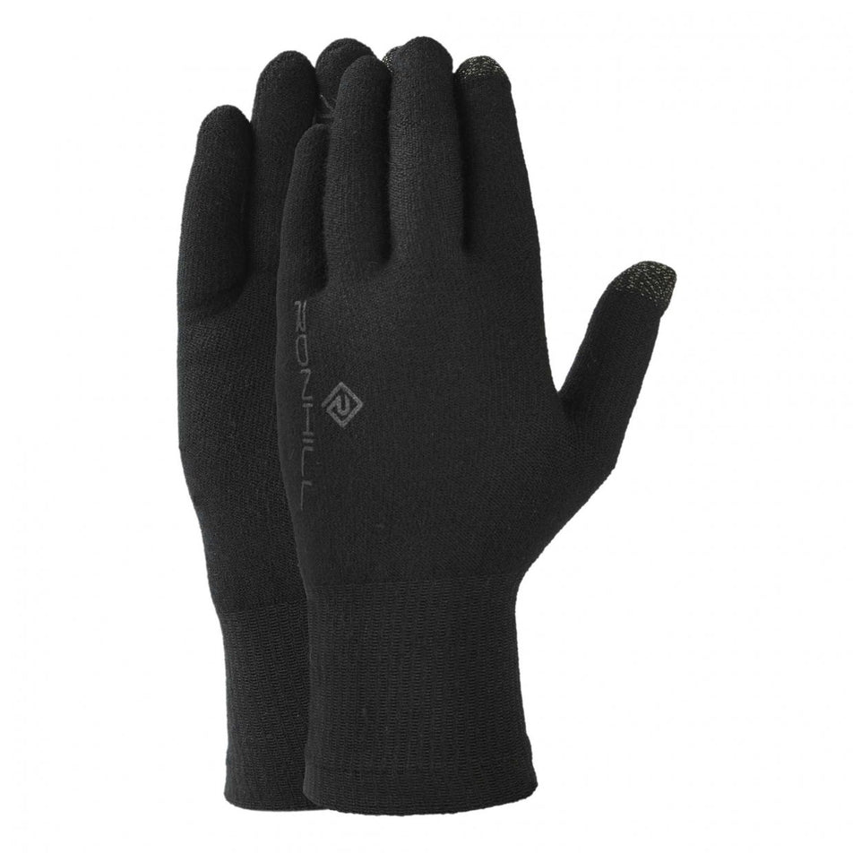 Front view of unisex ronhill merino seamless gloves (7010456043682)